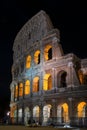 Colosseum at night Royalty Free Stock Photo