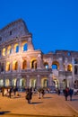 Colosseum Night View in Rome, Italy Royalty Free Stock Photo