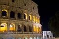 Colosseum night view, Rome landmark, Italy Royalty Free Stock Photo