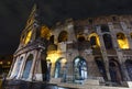 Colosseum night view, Rome.