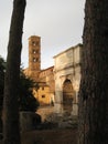 Colosseum and The Arch of Constantine Royalty Free Stock Photo