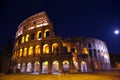 Colosseum Overview Moon Night Rome Italy Royalty Free Stock Photo