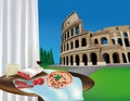 Colosseum and Roman products