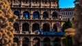 Colosseum, Rome, Italy. Close-up of a part of the Colosseum Royalty Free Stock Photo