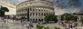 Panorama Colosseum in Rome Italy