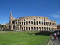 The Colosseum in Rome, Italy with tourists Royalty Free Stock Photo