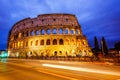 Colosseum, Rome, Italy. Twilight view of Colosseo Royalty Free Stock Photo