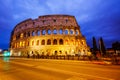 Colosseum, Rome, Italy. Twilight view of Colosseo Royalty Free Stock Photo