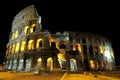 Colosseum in Rome by night.