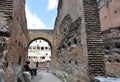 Colosseum and rome ruins, Rome, Italy Royalty Free Stock Photo