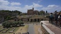 Colosseum and rome ruins, Rome, Italy Royalty Free Stock Photo