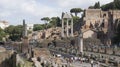 Colosseum and rome ruins, Rome, Italy