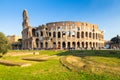 The Colosseum in Rome at sunny day, Italy