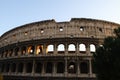 Colosseum Rome Sunset Royalty Free Stock Photo