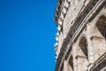 Colosseum seen from the top of Altar of the Fatherland or Altare della Patria, Rome, Italy Royalty Free Stock Photo