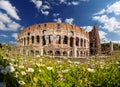 Colosseum during spring time, Rome, Italy