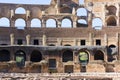 Colosseum, 1st century antique, oval amphitheatre in the centre of the city, Rome, Italy