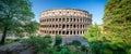 Colosseum at sunrise, Rome, Italy, Europe. Royalty Free Stock Photo