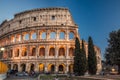 Colosseum at sunset Royalty Free Stock Photo