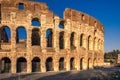 Colosseum at sunset Royalty Free Stock Photo