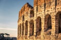 Colosseum at sunset Royalty Free Stock Photo