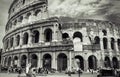 Colosseum and the surroundings . Rome, Italy