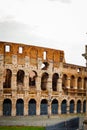 Colosseum wall (Rome) Royalty Free Stock Photo