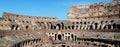 Colosseum was built in the first century in Rome city.