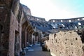 Colosseum was built in the first century in Rome city.