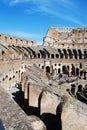 Colosseum was built in the first century in Rome city.