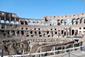 Colosseum was built in the first century in Rome city.