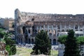 Colosseum was built in the first century in Rome city.