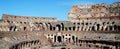 Colosseum was built in the first century in Rome city.