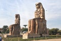 Colossi of Memnon Royalty Free Stock Photo