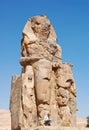 Colossi of Memnon in Egypt Royalty Free Stock Photo