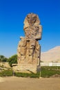 Colossi of Memnon Egypt Royalty Free Stock Photo