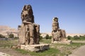 Colossi of Memnon, Egypt, Valley of Kings, Travel Royalty Free Stock Photo