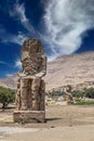 Colossi of Memnon, Luxor, Egypt, Africa Royalty Free Stock Photo