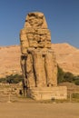 Colossi of Memnon near Luxor, Egy Royalty Free Stock Photo