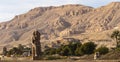 Colossi of Memnon are two massive stone statues Pharaoh Amenhotep III