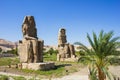 Colossi of Memnon, Valley of Kings, Luxor, Egypt Royalty Free Stock Photo