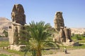 Colossi of Memnon, Valley of Kings, Luxor, Egypt Royalty Free Stock Photo