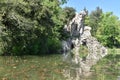 The Colosso dell`Appennino del Giambologna 1580, sculpture located in Florence in the public park of Villa Demidoff Royalty Free Stock Photo