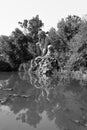 The Colosso dell`Appennino del Giambologna 1580, sculpture located in Florence in the public park of Villa Demidoff