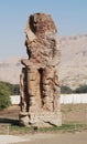 Colossus of Memnon in Luxor. Big statues near the Valley of Kings. Egypt Royalty Free Stock Photo