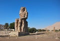 The Colossus of Memnon, massive stone statue