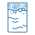 colostrum mother liquid doodle icon hand drawn illustration