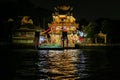 Nightime sights along the Chao Phraya river in Bangkok