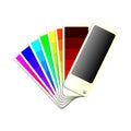 Colour Chart Royalty Free Stock Photo