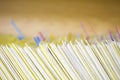 Colour Coded Filing System For Folders Royalty Free Stock Photo